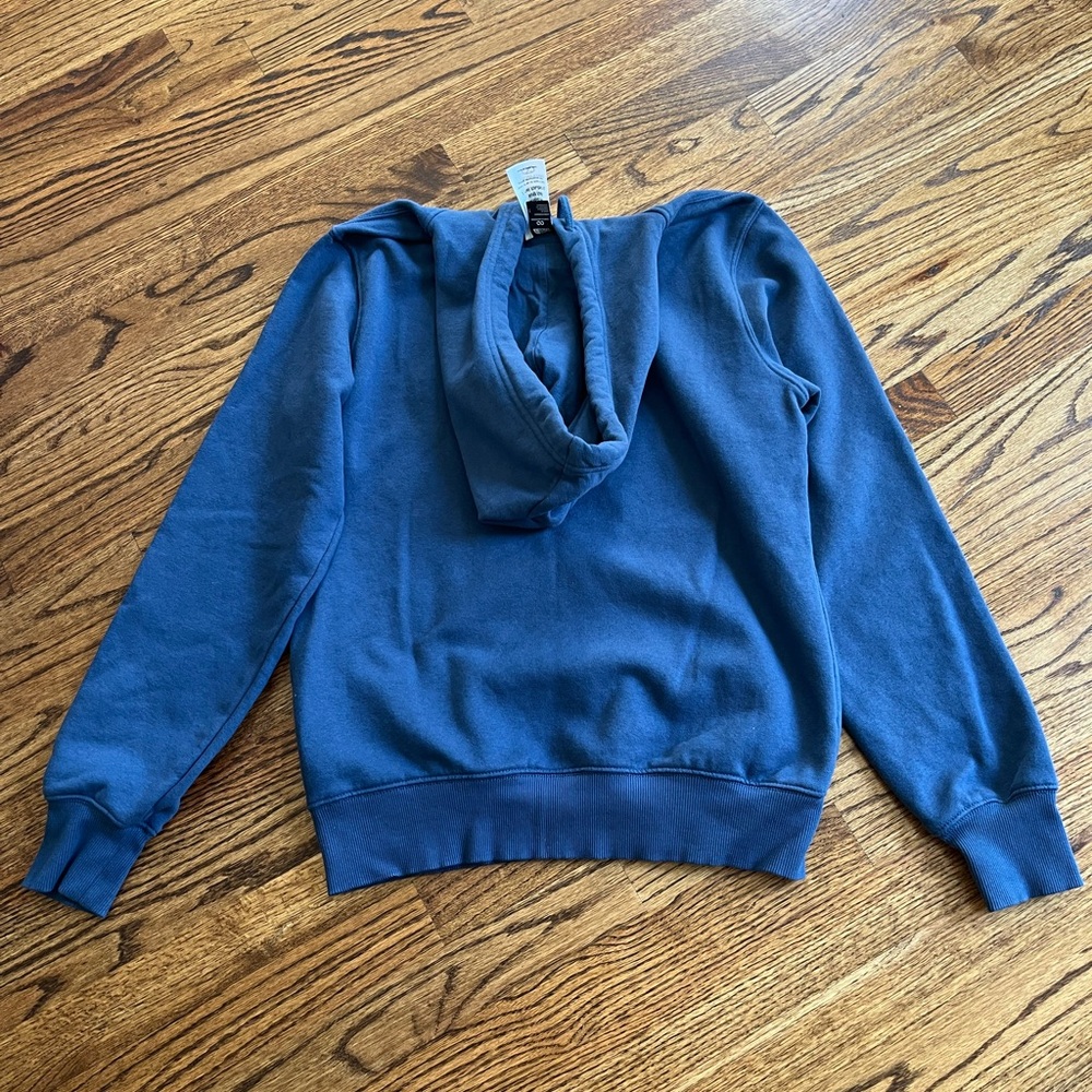 The North Face Men's Navy Blue Logo Hoodie size S - Picture 4 of 5